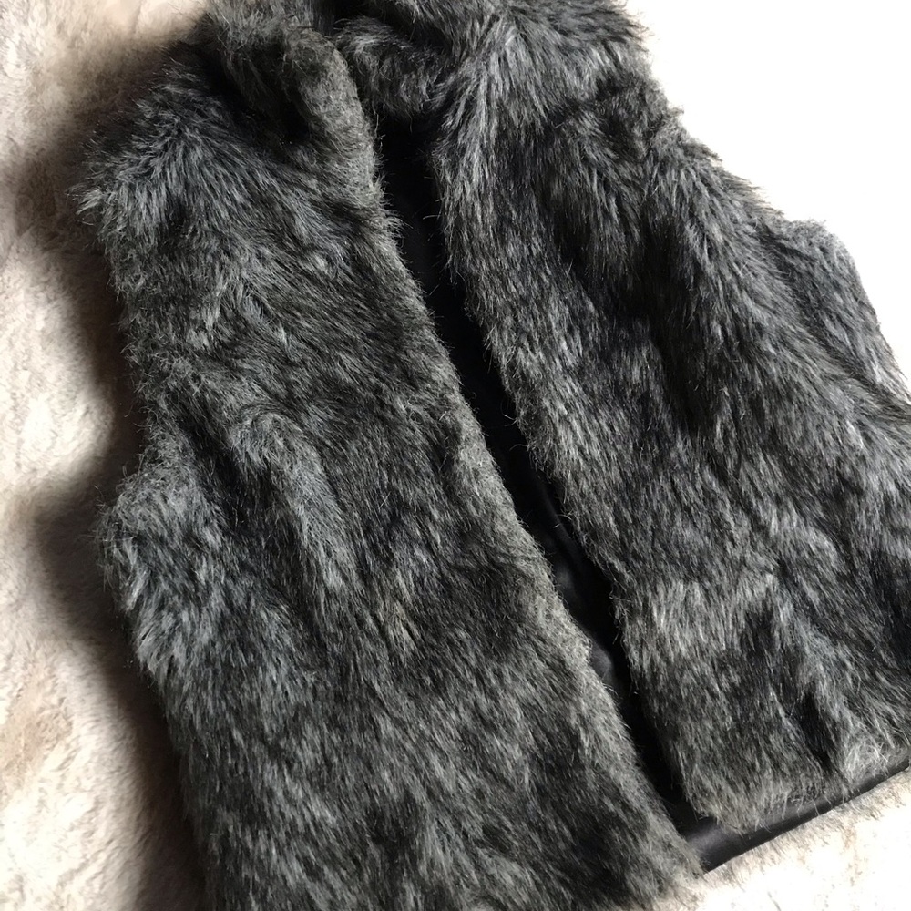 Kids Faux Furry Vest